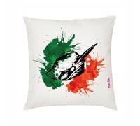 Cuscino Alpino Festa Alpini Commilitoni - 40 X 40 cm - Imbottitura con Cerniera - Design Decorativo - Utilizzo Decorativo - Collezione Alpina - regalo alpino