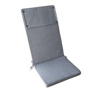 Cuscino alto grigio chiaro in poliestere sfoderabile 45x150 cm