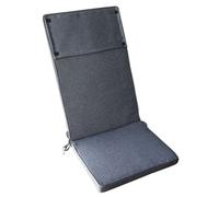 Cuscino alto grigio scuro in poliestere sfoderabile 45x150 cm