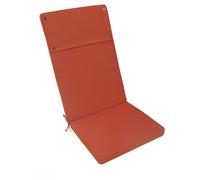 Cuscino alto in poliestere sfoderabile arancione 45x150 cm