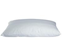 Cuscino Alto Saponetta Pirelax, Imbottitura con Lana Di Refino Inglese, Traspirante, Anallergico, Artigianale, Federa in Cotone e Seta Lavabile, Made in Italy, 70x38x21 Cm, Bianco