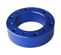 Cuscino alzante per volante auto, altezza 25 mm, in alluminio, per una migliore postura di guida e stabilità allo sterzo (Azure)