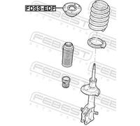 Cuscino ammortizzatore Assale anteriore FDSS-EDF FEBEST per FORD USA