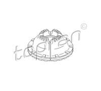 Cuscino ammortizzatore Assale anteriore Sx 112 870 TOPRAN per AUDI A6 C6 Avant