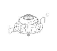Cuscino ammortizzatore Assale anteriore Sx 500 836 TOPRAN per BMW 3 3 Coupé