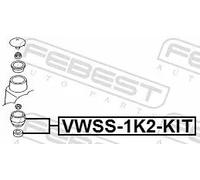 FEBEST Kit riparazione, Cuscinetto ammortizzatore