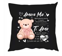 Cuscino Amore Mio Ti amo il mio mondo ruota intorno a te il mio cuore batte solo