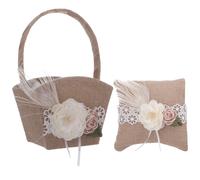 Cuscino Anelli Matrimonio Cestino Del Fiore Centrotavola Di Nozze