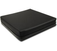 Cuscino Antidecubito Ortopedico 42x42x8Cm Memory Foam per Sedia a Rotelle, Nero