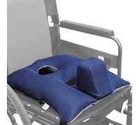Cuscino antidecubito, per sedia a rotelle, con cuneo e cintura di sicurezza, progettato per alleviare la pressione, custodia rimovibile, traspirante, buona scelta per gli utenti di sedia a rotelle che