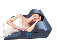 Cuscino Antireflusso Adulti A Cuneo Per Letto Cuscino a cuneo per dormire lateralmente, cuscini rialzati da 10" per post intervento chirurgico/reflusso acido/supporto per la vita del collo posteriore,
