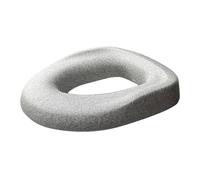 Cuscino antiscivolo per sedile WC, ad alta resilienza, comodo cuscino | Rialzo per sedile del WC per anziani, donne incinte, proprietari di casa, bagno, appartamento, grigio
