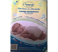 CUSCINO ANTISOFFOCO FORATO PER CARROZZINA CULLETTA ANTIACARO ANALLERGICO NANCY BABY