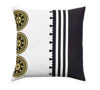 Cuscino arredo decorativo PREMOLI DI BELLA Dinari quadrato nero