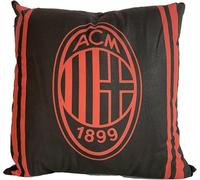 Cuscino Arredo Milan 40x40 cm Rosso e nero con logo 1899 Prodotto ufficiale