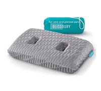 Cuscino auricolare BLISSBURY con foro per dormire con dolore all'orecchio | Cuscino per piercing all'orecchio | Cuscino in memory foam regolabile