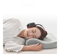 Cuscino auricolare con fori in memory foam ergonomico per chi dorme di lato
