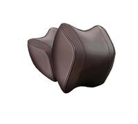 Cuscino Auto Collo Pillow Car Neck Pillow With Memory Foam That Fits Snugly Against The Comfortable And Breathable Leather Headrest Accessories(Deep brown)