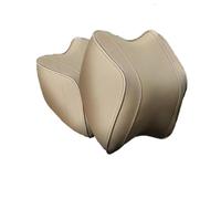 Cuscino Auto Collo Pillow Car Neck Pillow With Memory Foam That Fits Snugly Against The Comfortable And Breathable Leather Headrest Accessories(White)