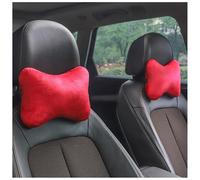 Cuscino Auto Collo Pillow per BYD Seal U DM-i 2023 2024 2025, Supporto Cervicale Auto in Memory Foam, Cuscino Poggiatesta Auto, E Red