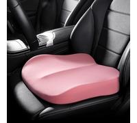 Cuscino Auto Guidatore Rialzo Ergonomico per Jeep Grand Cherokee 1992-2026, Cuscino per Seggiolino Auto in Memory Foam Design a Cuneo per Guida e Uso in Ufficio,B Pink