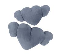Cuscino auto per il sedile del conducente | Poggiatesta a forma di cuore in peluche con | Comodo cuscino per auto e casa | auto per supporto cervicale, viaggi e relax