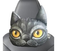 Cuscino Auto Per Sedile Di Guida Supporto Universale Comodo E A Tema Gatto | Supporto Cervicale Auto per Viaggio Guidare Pernottamento Bambini Spostamenti Lunghi Percorsi