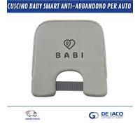 Cuscino smart con dispositivo anti abbandono per seggiolini da auto