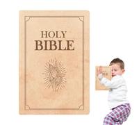 Cuscino biblico,Cuscino Bibbia Forma morbida e confortevole del libro della | Comodo cuscino per la schiena Cuscino da lettura multifunzionale di ispirazione religiosa per camera da ,