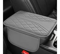 Cuscino Bracciolo Auto per Alfa Romeo Junior Elettrica/Junior Ibrida, Antiscivolo Protezione Console Centrale con 2 Tasca Portaoggetti Accessori,C Grey