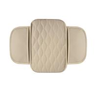 Cuscino Bracciolo Auto per Fiat 500L Living Trekking 595 595C Abarth 600 Linea, Console Centrale Protezioni Braccioli Copribraccioli AntiGraffio Impermeabile Accessori,Beige