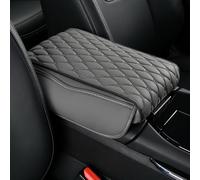 Cuscino Bracciolo Auto, per Ford Edge/Fiesta/Focus/KA+ Plus/Kuga/Mondeo/Puma Pelle PU Copertura Console Cuscino Centrale Copri Bracciolo Cuscino Gomito con Tasche,B