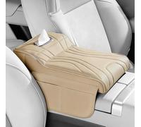 Cuscino Bracciolo Auto per Mercedes Benz S Class 2021 2022 2023 2024 2025 2026, AntiGraffio Copri Bracciolo Auto Protezione Copertura per Console Centrale Accessori,Beige