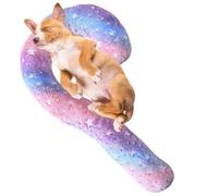 Cuscino calmante per cani e gatti,60 * 40cm,Cuscino da letto accogliente per il si illumina al buio,effetto Glow-in-The-Dark,morbido,per cani,lavabile-rosa