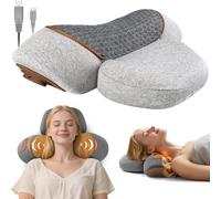 Cuscino cervicale 3 in 1 plug-in Fascia con massaggio e compressione calda di trazione cotone per il