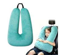 Cuscino cervicale da viaggio fornisce un doppio supporto alla testa e al collo in qualsiasi posizione di sonno su voli, auto e a casa, comodo cuscino da viaggio in aereo