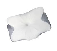 Cuscino cervicale in memory foam da 62 cm, ventilato, ergonomico, supporto per il collo grigio