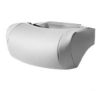 Cuscino cervicale interno auto con rivestimento in nappa e cotone ad alta resilienza per un sostegno equilibrato e una morbidezza (bianco)