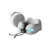 Cuscino Cervicale Massaggiante A Forma di U In Memory Foam, Cuscino da Viaggio Morbido per Dormire, Cura Della Colonna Vertebrale Cervicale,