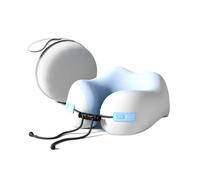 Cuscino Cervicale Massaggiante A Forma di U In Memory Foam, Cuscino da Viaggio Morbido per Dormire, Cura Della Colonna Vertebrale Cervicale,