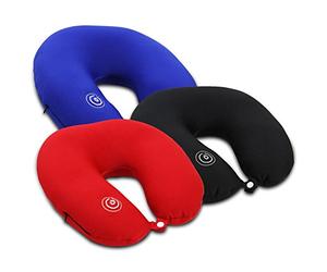 CUSCINO CERVICALE MASSAGGIANTE DA COLLO 31X30 CM 3 COLORI DISPONIBILI