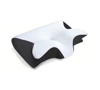 Cuscino cervicale memory foam 2 in 1 ortopedico ergonomico anti-russamento