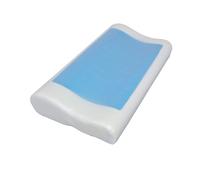 CUSCINO CERVICALE MEMORY FOAM GUANCIALE GEL FRESCO FORATO RINFRESCANTE 50X30CM