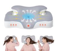 Cuscino Cervicale Memory Foam per Dormire: Cuscino Ortopedico Cervicale con Federe Rimovibili e Lavabili - Cuscino Ergonomico per Chi Dorme sul Fianco Sulla Schiena e Sullo Stomaco 60 x 40 x 9 / 12 cm