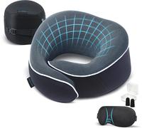 Cuscino Cervicale Ortopedico Da Viaggio per Aerei, Kit in Memory Foam, Materiale