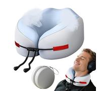 Cuscino cervicale per aereo, comodo cuscino per il collo per viaggiare, supporto ergonomico per la testa, cuscino in memory foam per dormire per adulti e bambini, lungo volo, treno, casa, lavoro in