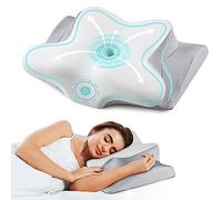Cuscino cervicale per alleviare il dolore, cuscino rinfrescante per dormire, cuscino ergonomico in memory foam per supporto per il collo, cuscino ortopedico sagomato per chi dorme sulla schiena e