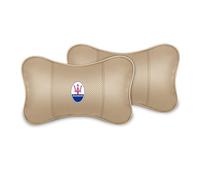 Cuscino Cervicale per Auto per Maserati Levante/Ghibli/Quattroporte/MC20/Alfieri/Grecale/GranTurismo/GranCabrio, Morbido e Confortevole Cuscino di Supporto Lombare Schienale per Seggiolino Auto