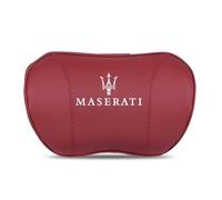 Cuscino Cervicale per Auto per Maserati Levante/Ghibli/Quattroporte/MC20/Alfieri/Grecale/GranTurismo/GranCabrio, Morbido e Confortevole Cuscino di Supporto Lombare Schienale per Seggiolino Auto