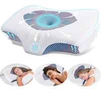 Cuscino Cervicale per Dormire Memory Foam Ortopedico Ergonomico Supporto Cuscino